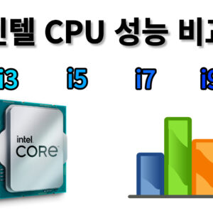 인텔 CPU 성능 비교